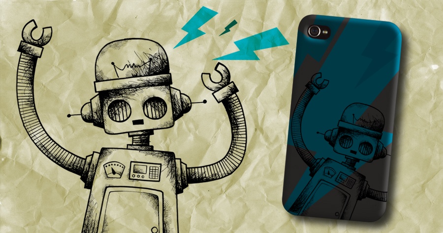 Crashed Robot
