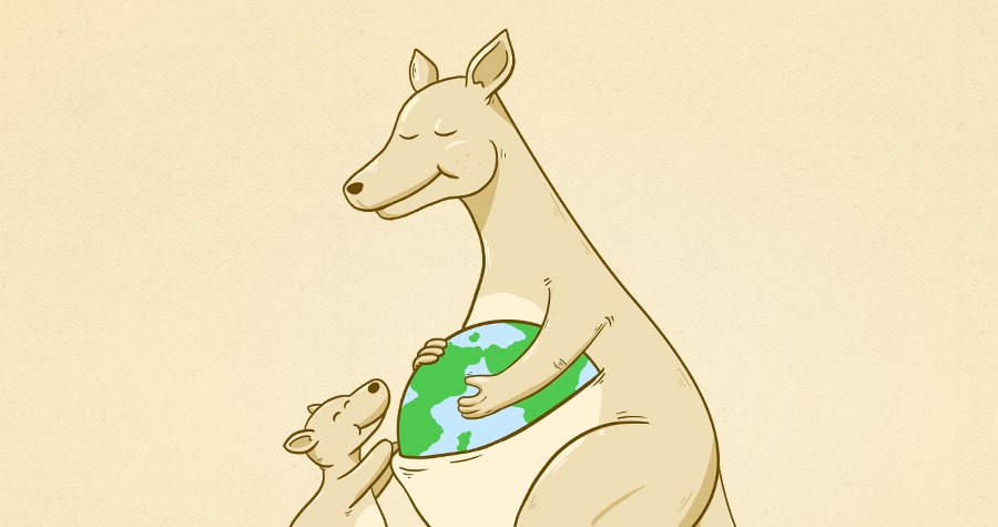 The world at her pocket