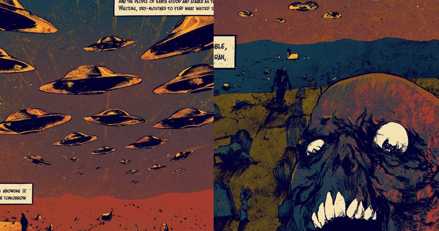 Saucers and zombies