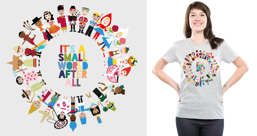 "it's a small world" around the world