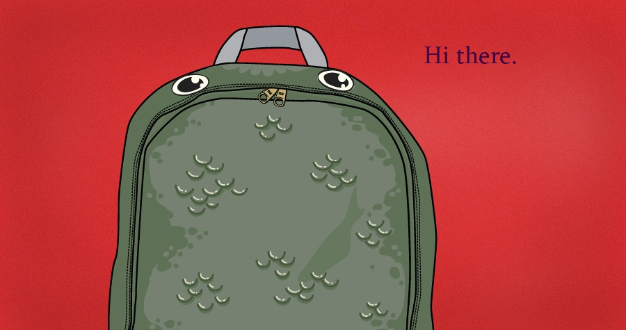 The Friendly Backpack Monster