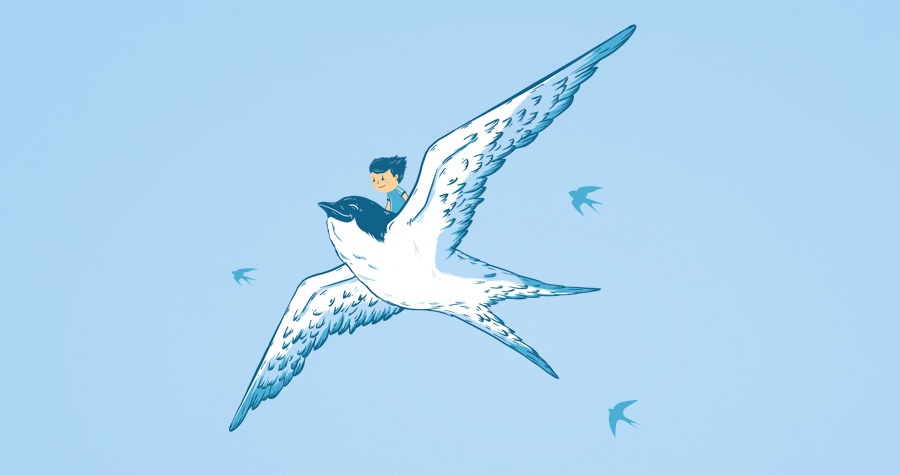 soaring high