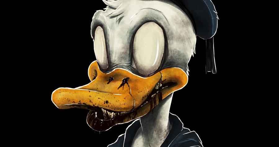 Zombie Donald Duck