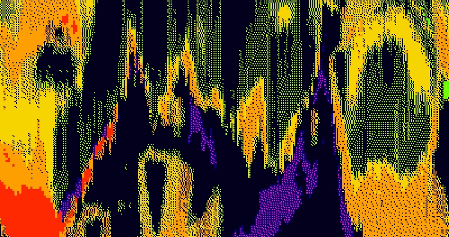 Glitchy Volcano