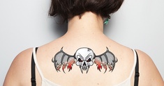 Skull with Wings