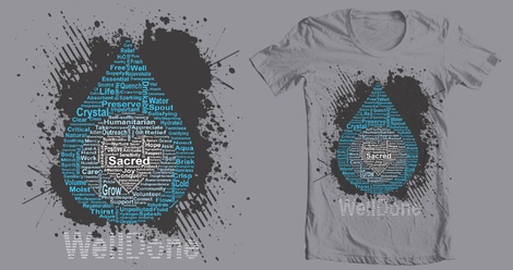 WellDone Typography with Paint Splatter