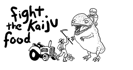 fight kaiju food