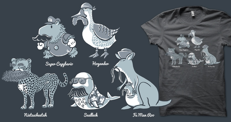 Famous Moustached Animals