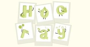 "Hip hip.. hooray!"