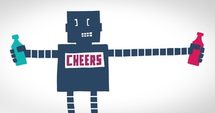 Robot cheers