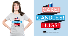 Image representing Cake! Candles! Hugs!