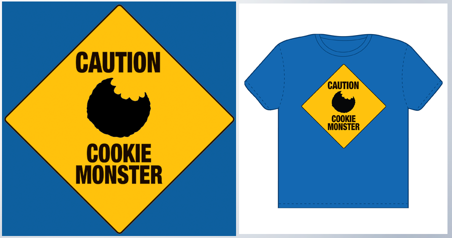 CAUTION! - Cookie Monster