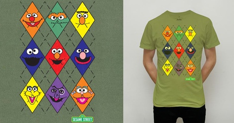Sesame Street Argyle