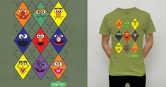 Sesame Street Argyle